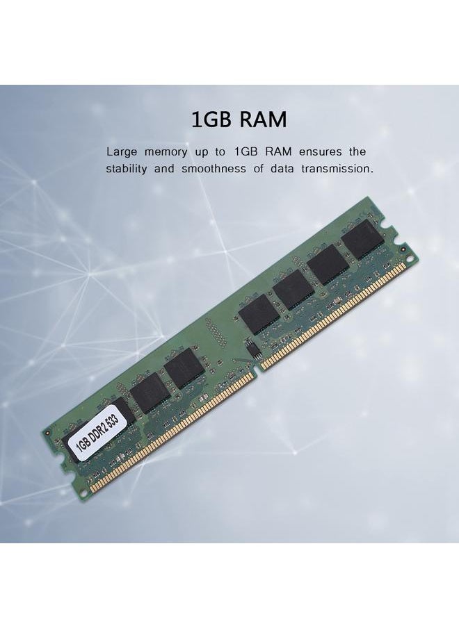 Thoraya - 533MHz Fast Data Transmission DDR2 Memory Module Large 1GB 240 Pin DDR2 for AMD - Image 1