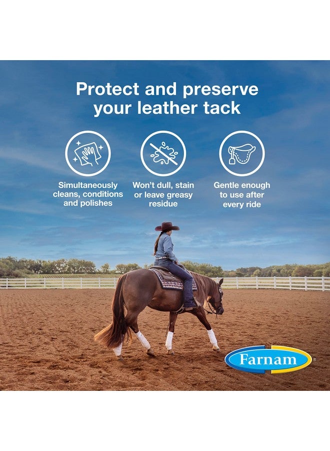 Farnam Leather New EasyPolishing Glycerine Saddle Soap And Leather Saddle Cleaner, Protects And Preserves Leather, Cleans, Conditions And Polishes, 64 Oz. - Image 3