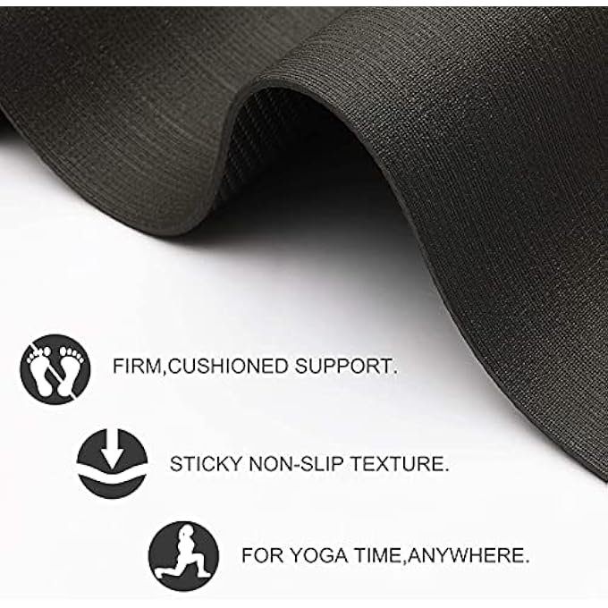 Elysium Yoga Mat 10Mm Cyan-Black - Image 5