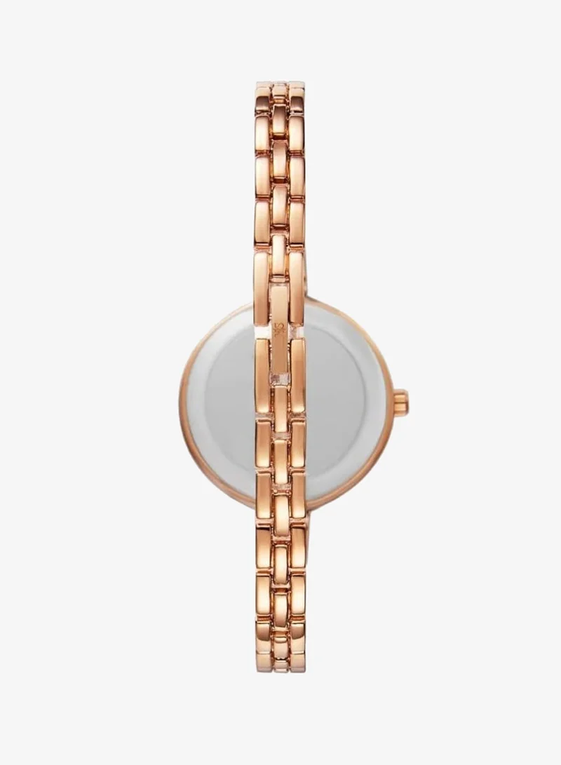 Kenneth Scott Red Kenneth Scott Women's Quartz Movement Watch, Analog Display and Alloy Strap - K22522-RBKR, Rose Gold for Women | Best Price UAE