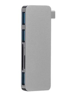 نيبمينينت محول 5 في 1 من موزع USB-C إلى USB 3.0 طراز-C رمادي  - Image 1