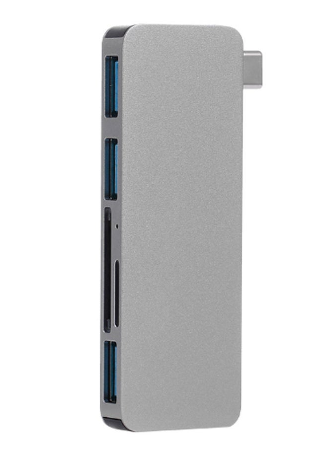 نيبمينينت - محول 5 في 1 من موزع USB-C إلى USB 3.0 طراز-C رمادي - Image 1