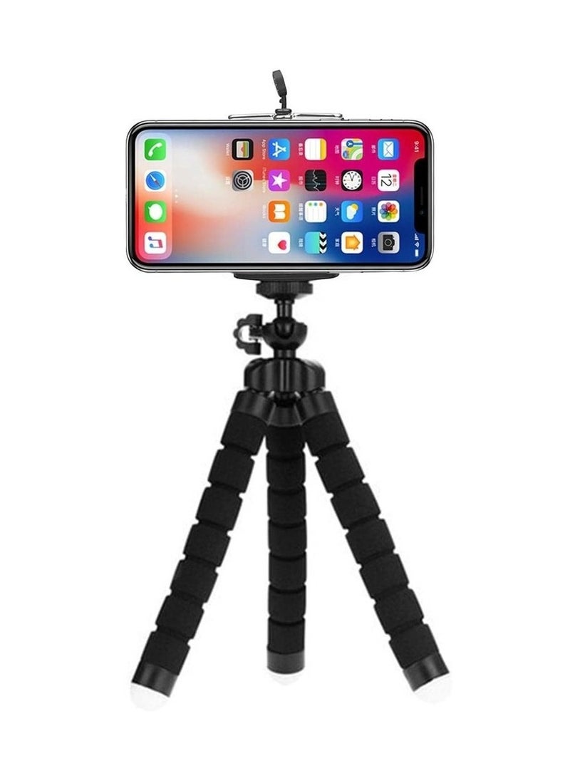 Flexible Tripod Mini Universal Octopus Leg Style Portable And Adjustable Tripod Stand With Clip Bracket Mount Holder For Mobile Phone Selfie Cellphone Smartphone  - Image 1