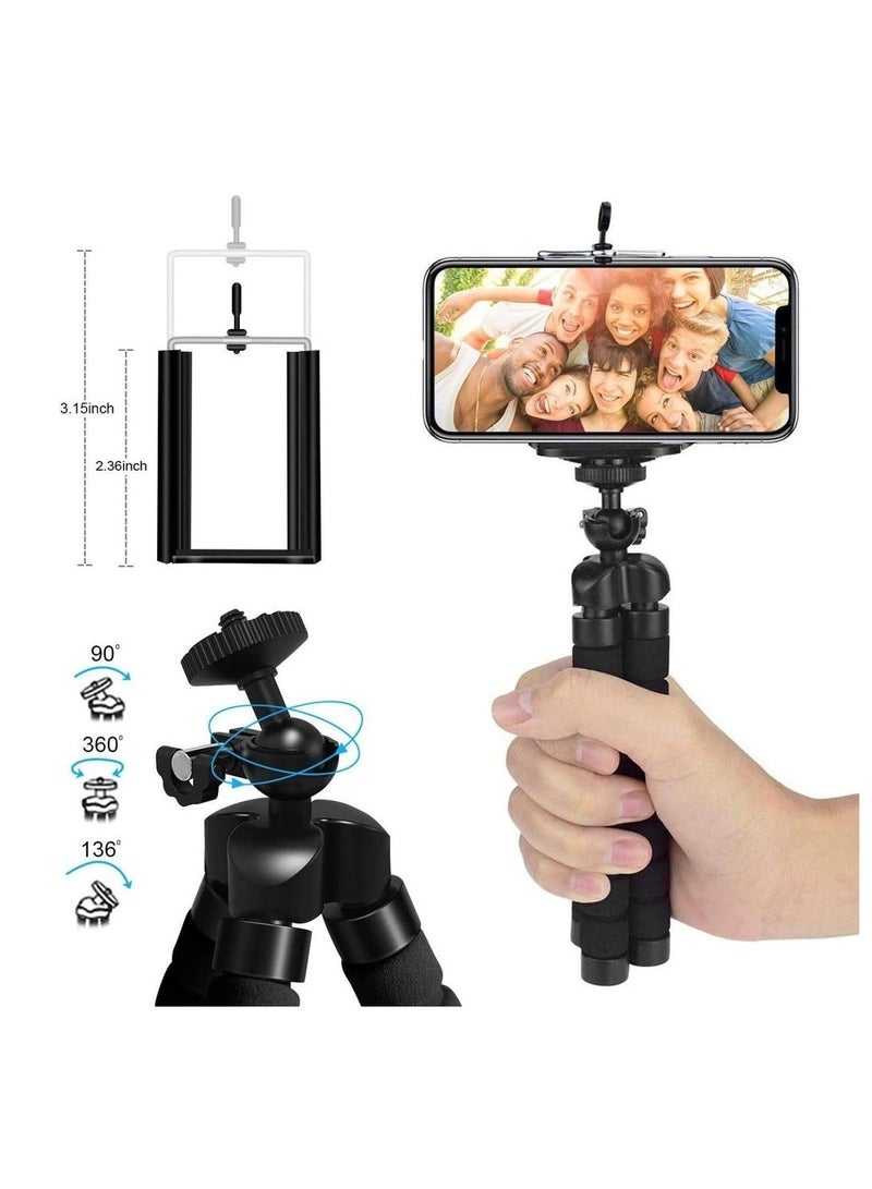 Flexible Tripod Mini Universal Octopus Leg Style Portable And Adjustable Tripod Stand With Clip Bracket Mount Holder For Mobile Phone Selfie Cellphone Smartphone  - Image 2