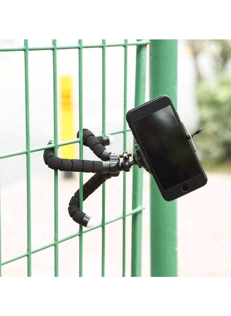 Flexible Tripod Mini Universal Octopus Leg Style Portable And Adjustable Tripod Stand With Clip Bracket Mount Holder For Mobile Phone Selfie Cellphone Smartphone  - Image 3