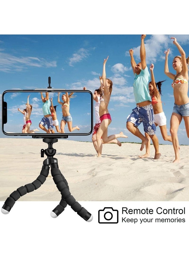 Flexible Tripod Mini Universal Octopus Leg Style Portable And Adjustable Tripod Stand With Clip Bracket Mount Holder For Mobile Phone Selfie Cellphone Smartphone  - Image 4