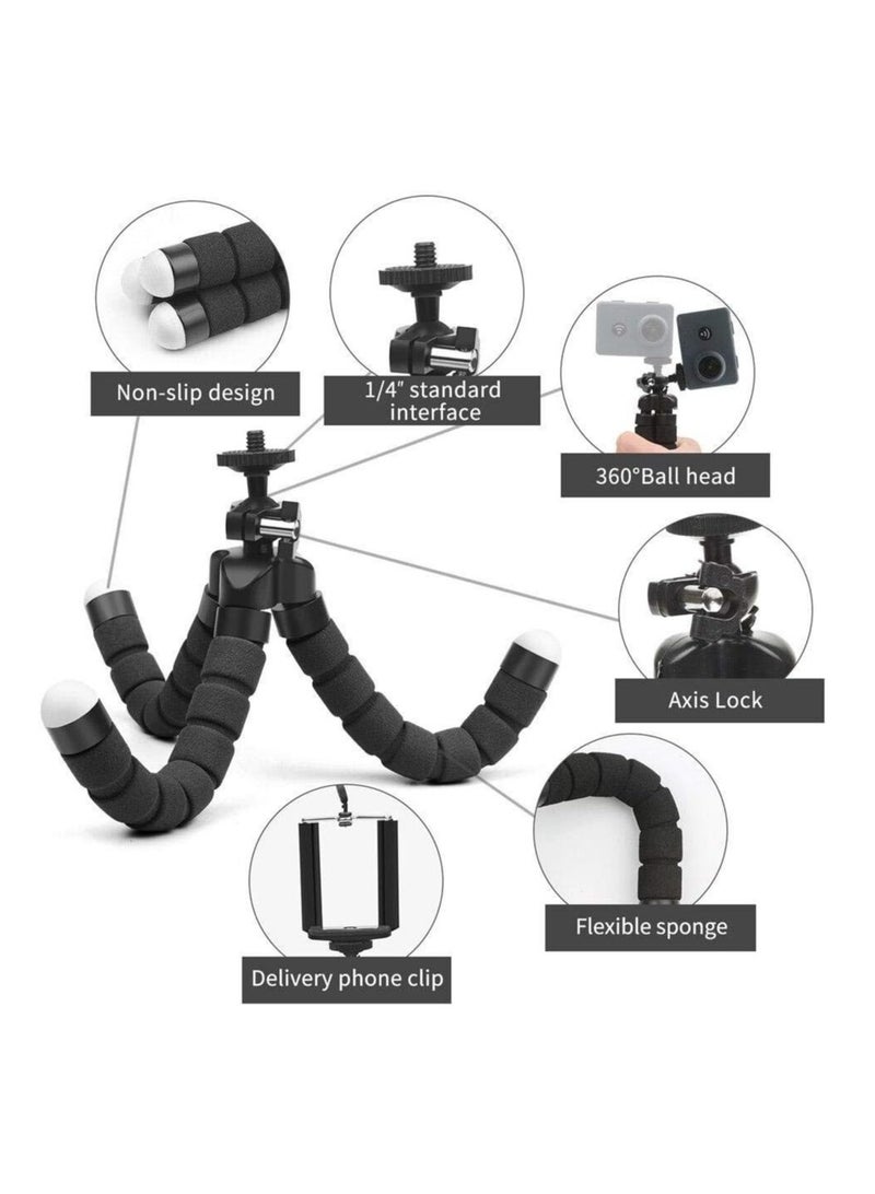 Flexible Tripod Mini Universal Octopus Leg Style Portable And Adjustable Tripod Stand With Clip Bracket Mount Holder For Mobile Phone Selfie Cellphone Smartphone  - Image 5