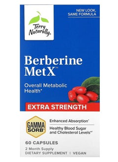 Terry Naturally Berberine MetX Extra Strength 60 Capsules 