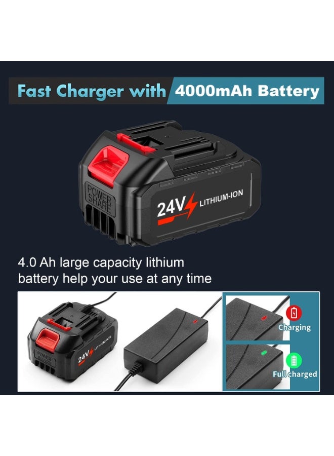24V/hr rechargeable battery for pressure washers, lawnmowers, and paint sprayers - Image 3