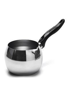 Arian Stainless Steel Circle Shape Milk Pot with Ergonomic Handle Durable, Heat-Resistant, and Compatible with All Stovetops - 800ML