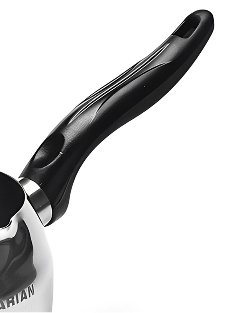 Hascevher - Arian Stainless Steel Circle Shape Milk Pot with Ergonomic Handle Durable, Heat-Resistant, and Compatible with All Stovetops - 800ML - Image 1