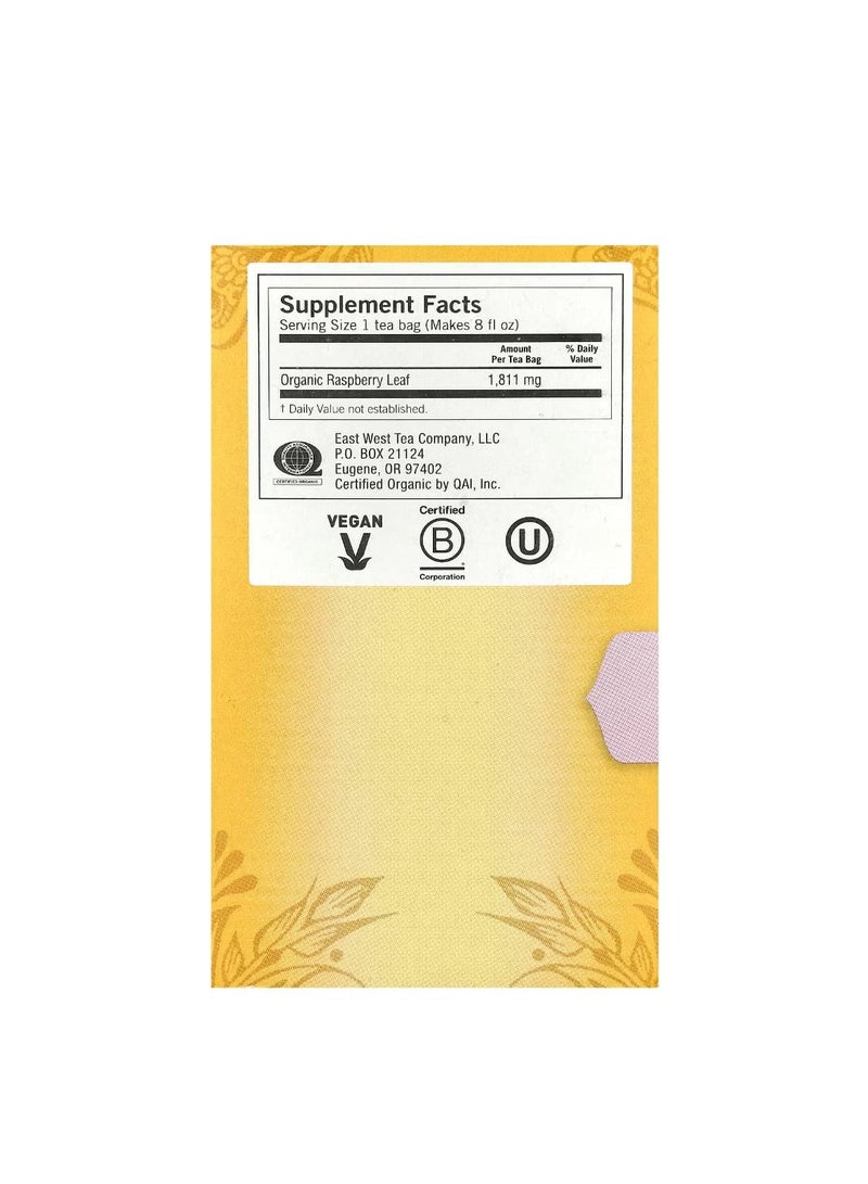 شاي يوغي شاي أوراق التوت للنساء خالي من الكافيين 16 كيس شاي 1.02 أونصة (29 جم) - Image 2