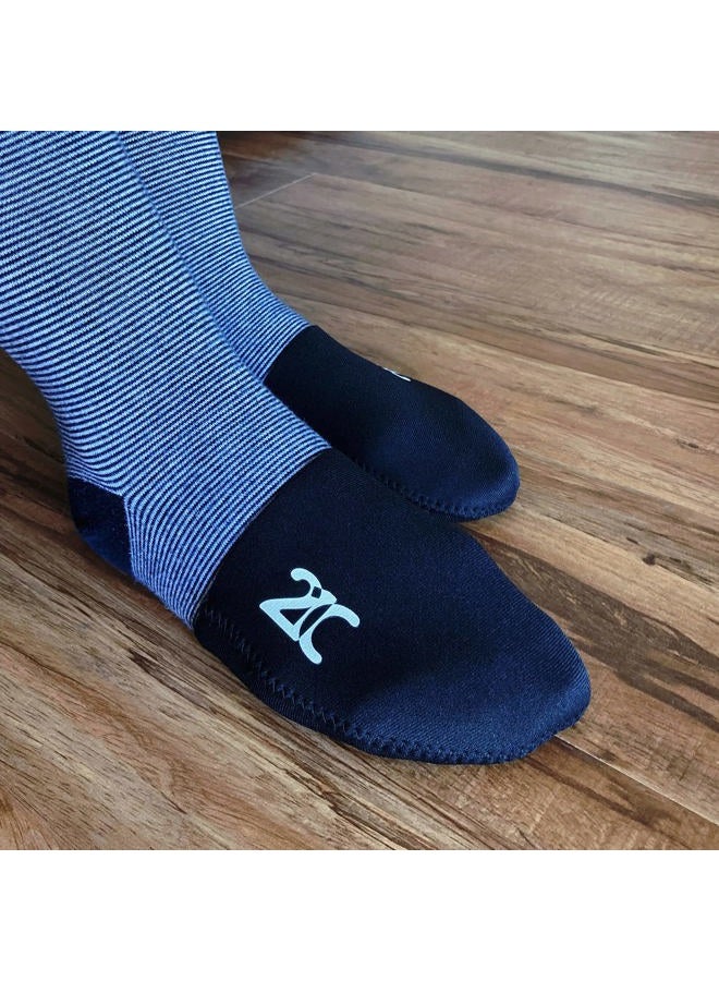 21C 1.5mm Thermal Neoprene Toe Warmers - 2 Pairs (4 Foot Warmer Booties) for Cycling, Hiking, Camping - Toe Socks - 2 Size 2 - Image 4