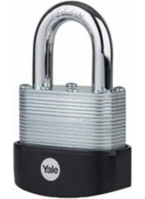 Yale Protector Series Laminated Padlock 55 mm Two Way Silver - White 1 Piece  - Image 1