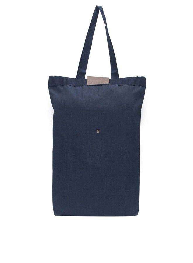 Rustic Leather Foldable Shopping Bag for women/grocery/travel - Image 4