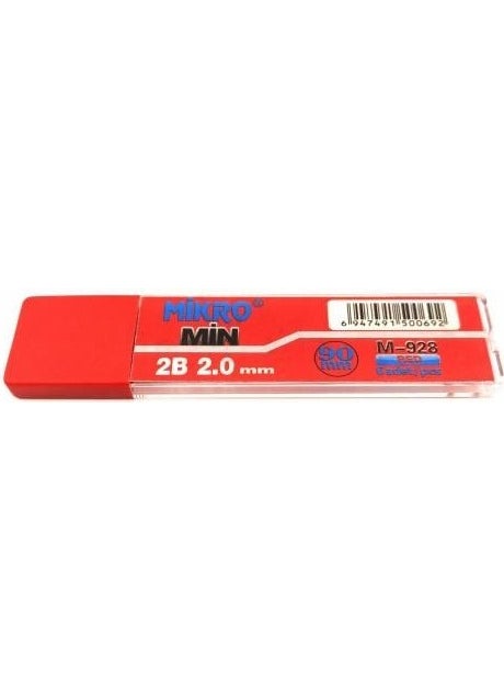 Mikro Micro Pen Tip 2.0mm 2b Micro 2b Pen Tip 2mm Red  - Image 1