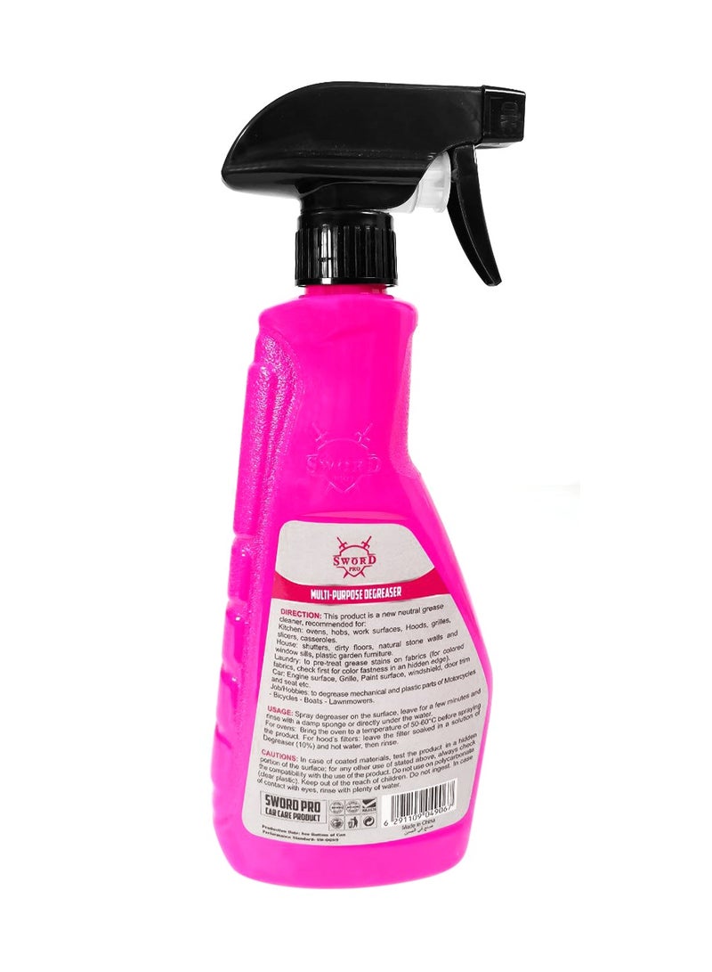 SWORD PRO 500ml Degreaser - Multi-Purpose Cleaning Solution SW-0089 - Image 4