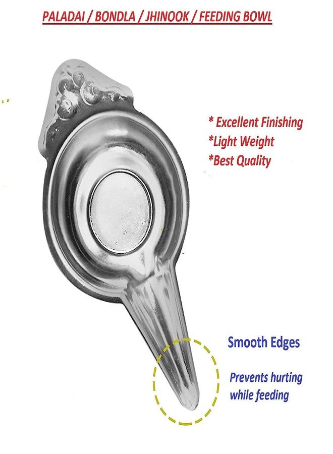 SSKR Stainless Steel Feeding Spoon/Bowl for Born Babies - Pack of 3 - Image 3