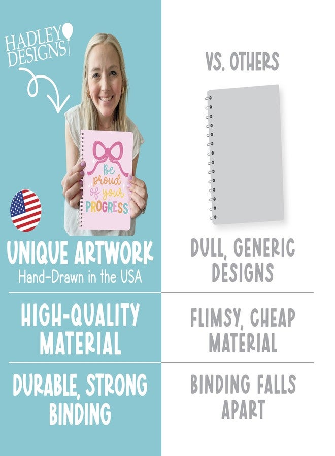 Hadley Designs Inspirational Notebooks For Women - Motivational Journal for Women, Inspirational Journal for Woman, Motivational Notebook for Writing, Blank Positive and Spiritual Notebooks with Quote - Image 4