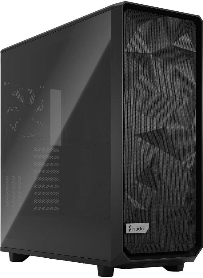 فراكتال ديزاين هيكل Meshify 2 XL Light TG - هيكل E-ATX / SSI-EEB كامل البرج، لوحة جانبية من الزجاج المقسّى، واجهة أمامية شبكية مميزة، 18 حاملًا لمحركات الأقراص (3.5 بوصة/2.5 بوصة)، 9+3 فتحات توسعة، 11 حاملًا للمراوح (يدعم مشعات حتى 480 مم)، منفذا USB 3.2 Gen 2x2 Type-C، منفذا USB 3.0، فلاتر غبار، متوافق مع وحدة إمداد الطاقة ATX، إدارة كابلات بأشرطة فيلكرو وحلقات تثبيت، سعة 77.2 لتر، لون فاتح | FD-C-MES2X-02  - Image 1
