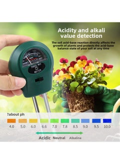 Generic 3 In 1 Soil Detector Pointer Light Ph Soil Tester Horticultural Planting Soil Moisture Meter-Model:3 In 1 Soil Detector (double Needle)  - Image 5