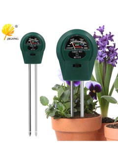 Generic 3 In 1 Soil Detector Pointer Light Ph Soil Tester Horticultural Planting Soil Moisture Meter-Model:3 In 1 Soil Detector (double Needle)  - Image 2