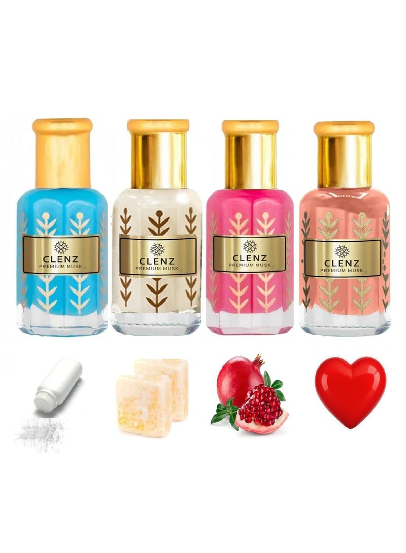 CLENZ Pack of 4 Premium Musk - 4x6ml - Image 1