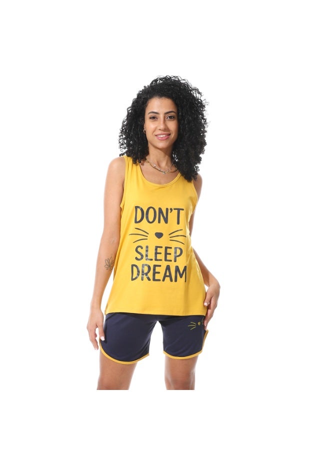 Caesar Women's hot shorts with chest prints - Image 1