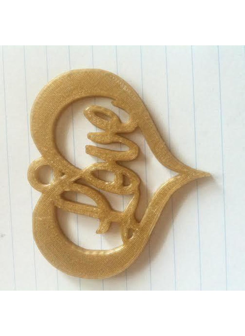 Epm3d Heart Love Keychain Plastic Apparatus  - Image 2