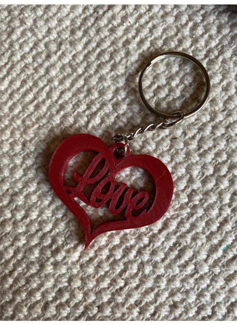 Epm3d Heart Love Keychain Plastic Apparatus  - Image 4