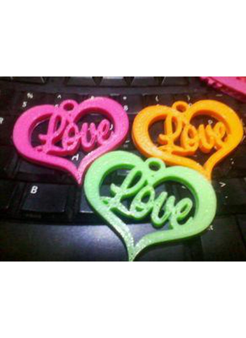 Epm3d Heart Love Keychain Plastic Apparatus  - Image 5