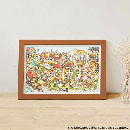 Pintoo Jigsaw Puzzles 1000 Piece for Adults Peiji Overground Town of Steam Beautiful Plastic Puzzle for Home Decor Zero Dust Easy Storage H3591 - Image 5