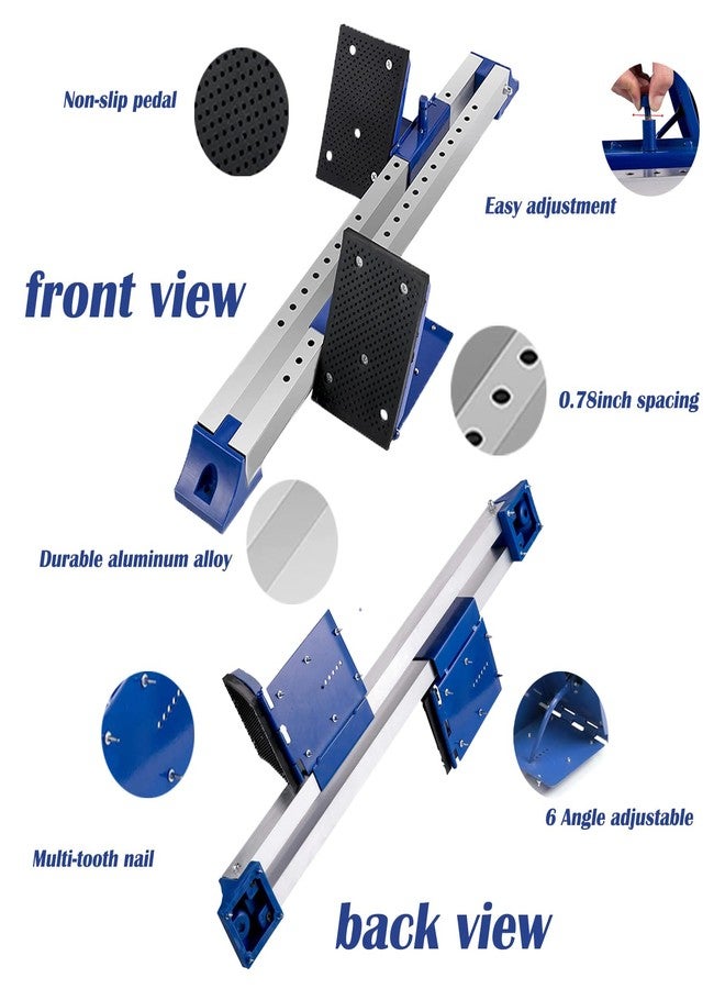 Vaolvpant 30 Inch Premium Starting Blocks for Track and Field Portable Lightweight Aluminum Starter Block Suitable for Youth Running Enthusiasts Outdoor Indoor Use for Enhance Speed - Image 4