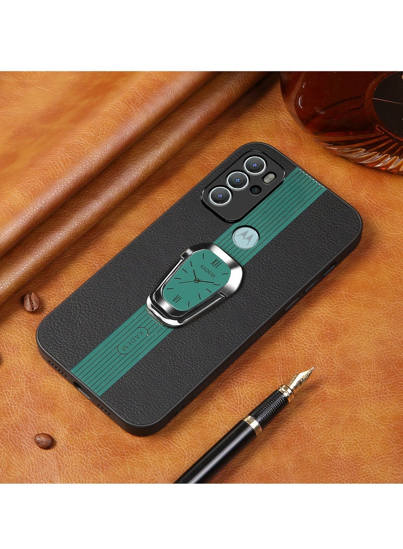 Suitable for Motorola G60S liquid leather mobile phone caseMOTO G60S car magnetic ring holder - Image 1