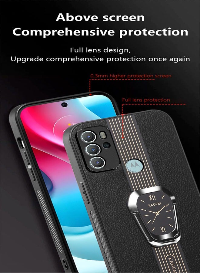 Suitable for Motorola G60S liquid leather mobile phone caseMOTO G60S car magnetic ring holder - Image 3
