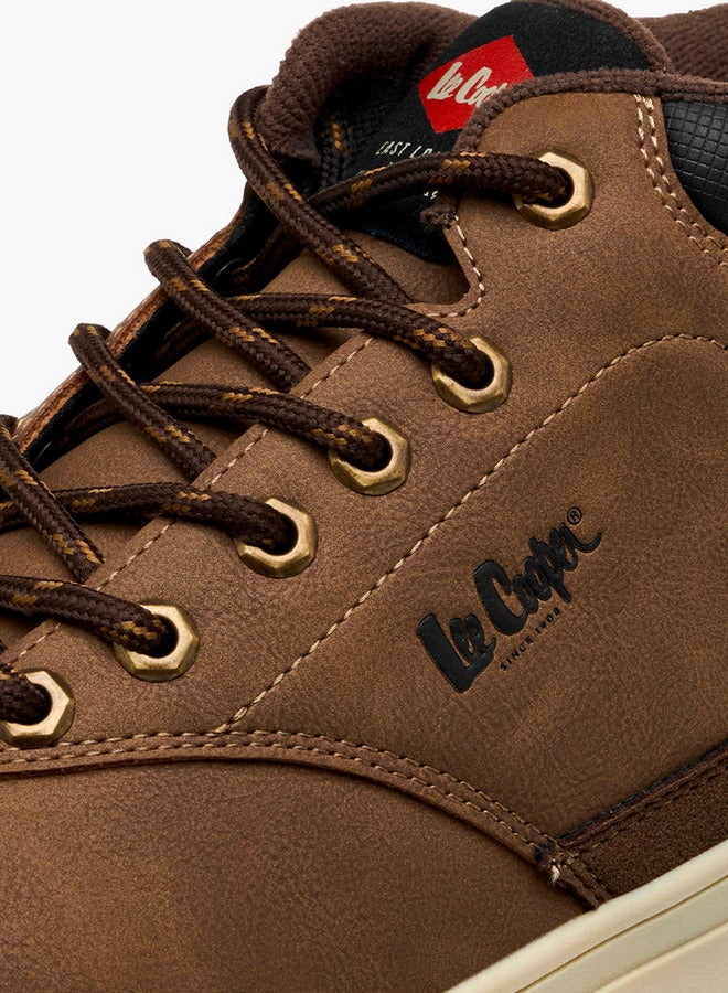Lee Cooper Men's Panelled Lace-Up Chukka Boots - Image 4