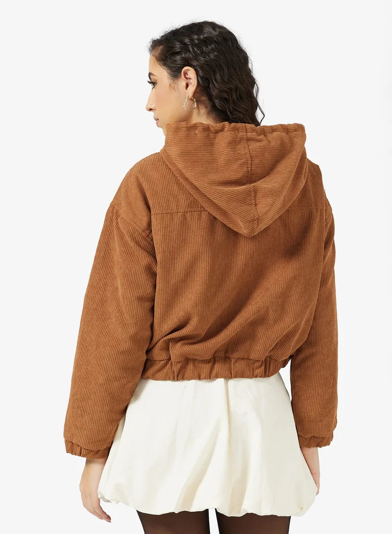 جينجر هودي بسحاب من الكوردروي