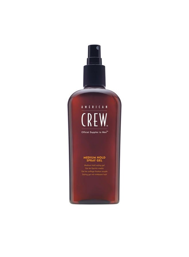 AMERICAN CREW بخاخ شعر أمريكان كرو للرجال، تثبيت متوسط، 8.45 أونصة سائلة - Image 1