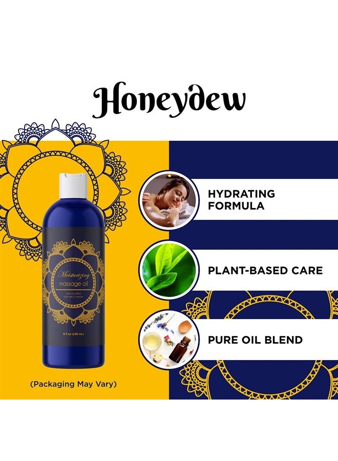 Honeydew Relaxing Massage Oil for Sore Muscles - Premium Highly Absorbent Non Greasy Aromatherapy Massage Oil for Massage Therapy with Rosemary and Lavender Essential Oils - Therapeutic Grade Non GMO and Vegan - Image 3