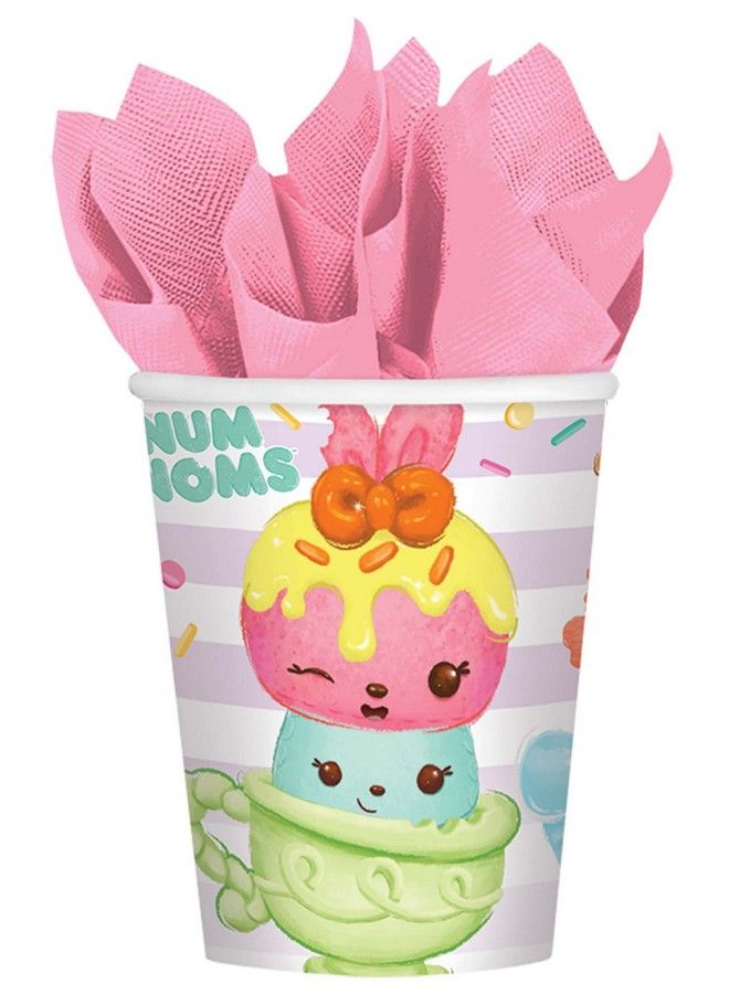 Amscan Numb Noms Paper Cups, 8Ct - Image 1