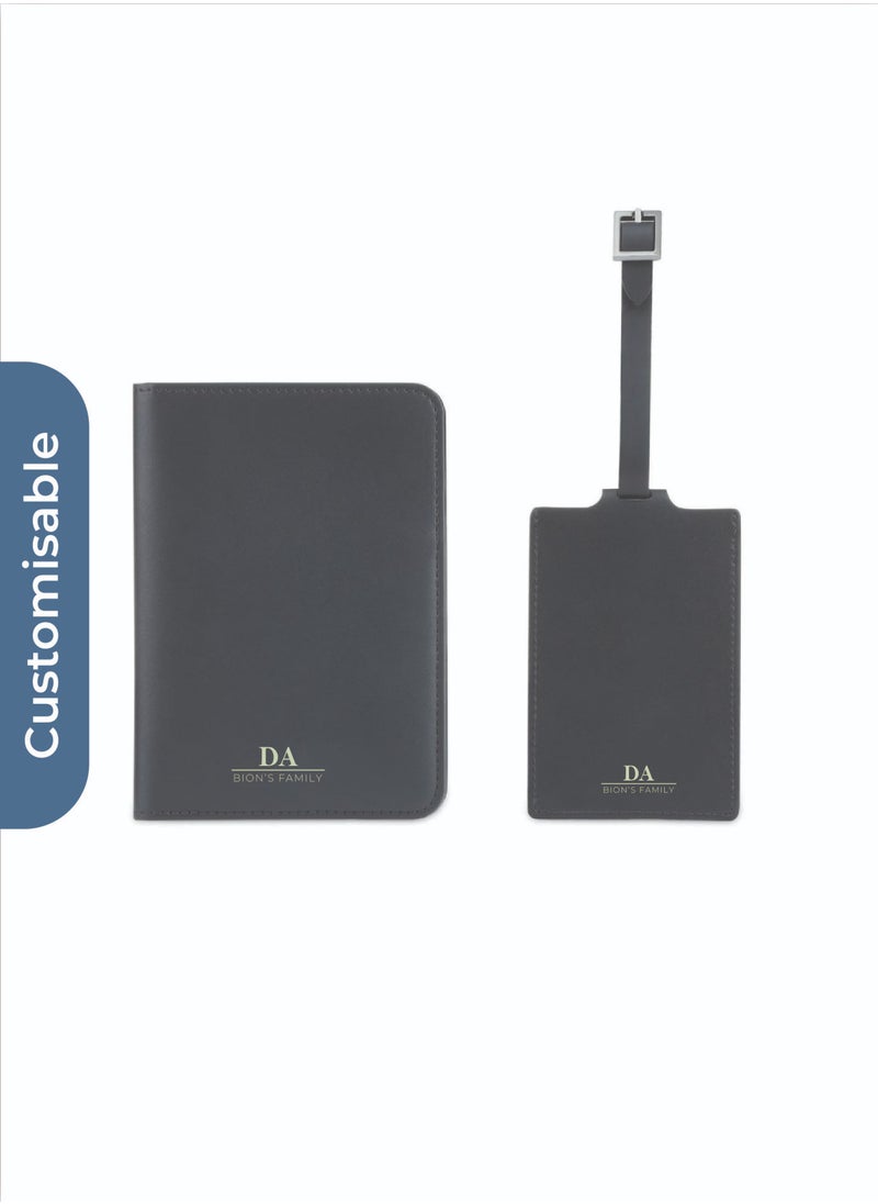 SKROSS Personalised Diplomat Travel Gift Set with Passport Holder and Luggage Tag  - Image 3