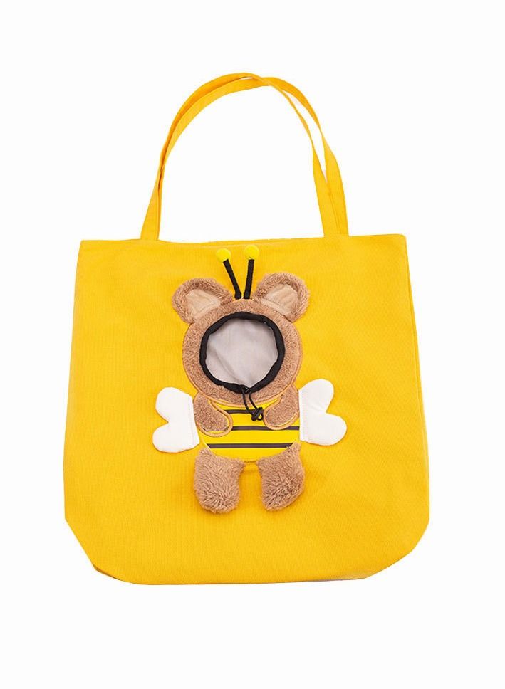 Generic Cat Bag Portable Pet Puppy Travel Mesh HandBag Breathable Pet Dog Carrier Bag Backpack Outdoor Shoulder Bag For Small Cat Dog  - Image 1