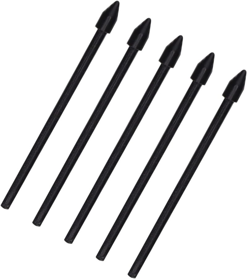 كلاراكو رؤوس قلم اللمس، 5 قطع رؤوس قلم اللمس المحمولة عالية الحساسية، رؤوس بديلة لأجهزة شاشة اللمس (أسود) - Image 4