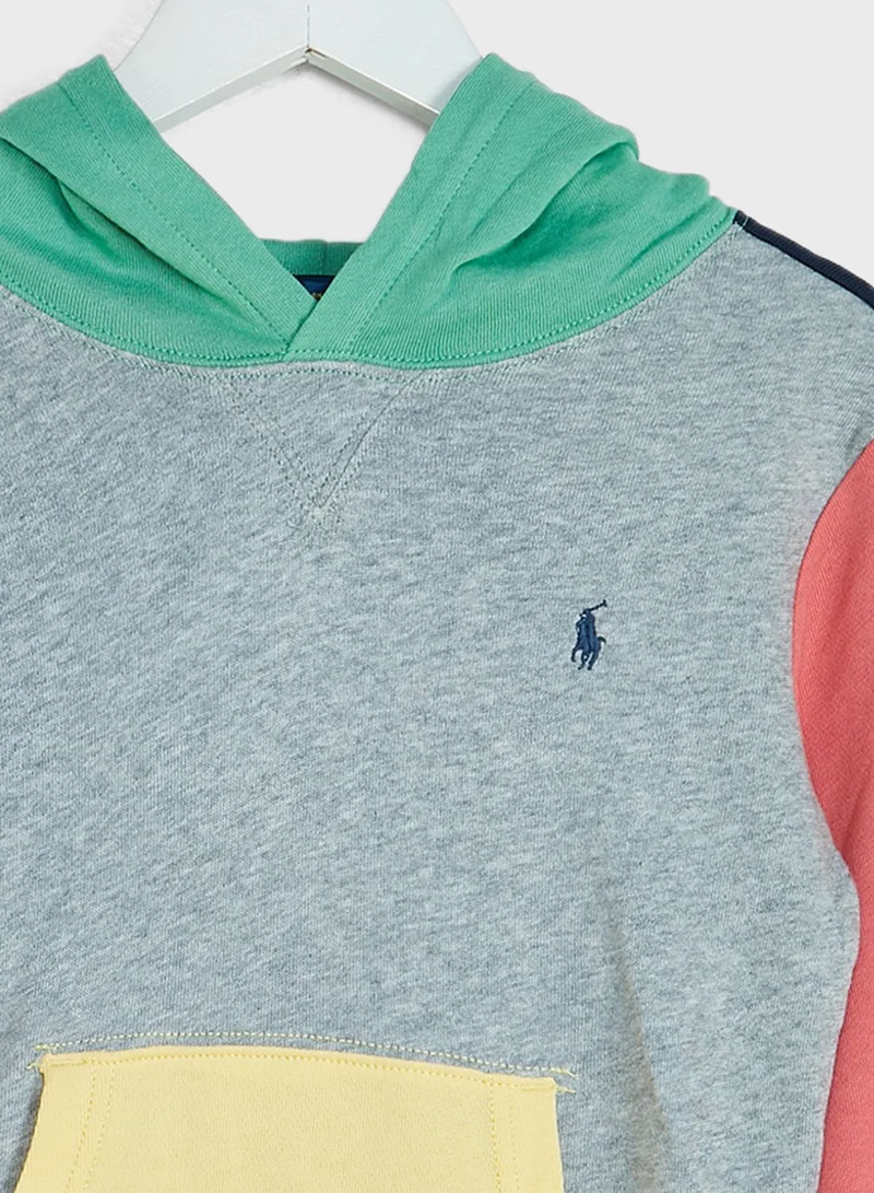 POLO RALPH LAUREN Kids Colour Block Hoodie