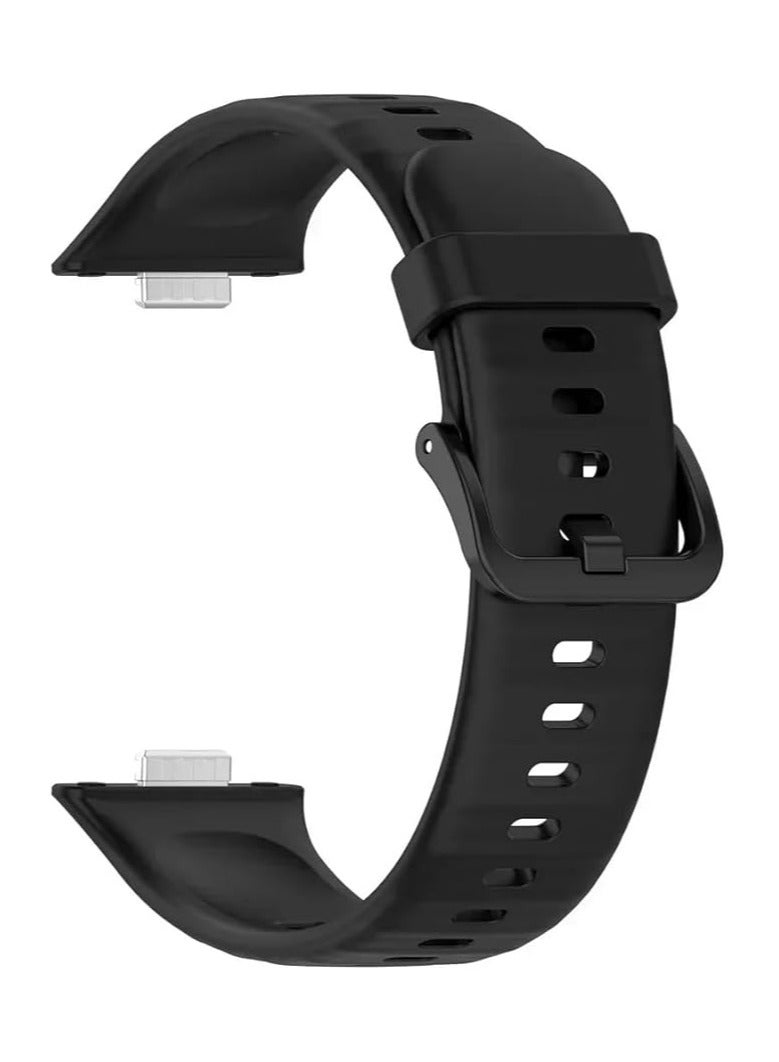 Silicone Strap For Huawei Watch Fit 3 Band Replacement Strap For Huawei Watch Fit3 Strap For Huawei Fit 3 Watchband Black
