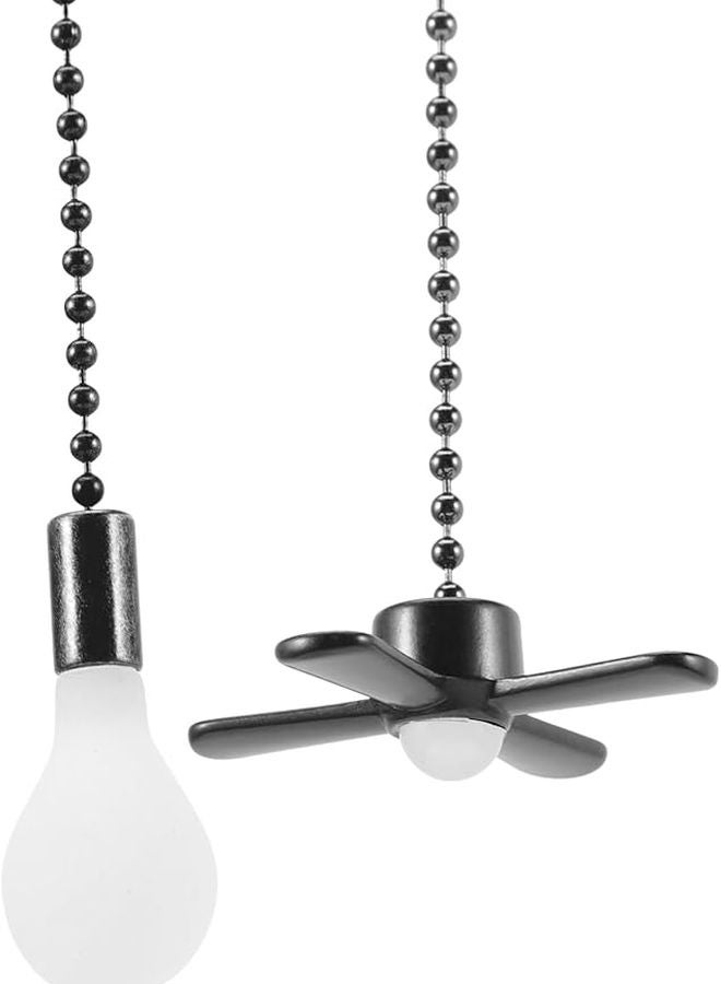 Jojofuny 2 قطعة سلسلة سحب آمنة لمصباح مروحة السقف للأولاد والبنات - Image 1