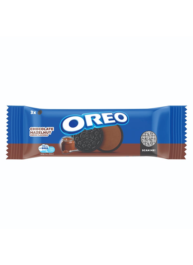 Oreo Chocolate Hazelnut Cookies Sandwich Biscuits 35.5g - Image 1