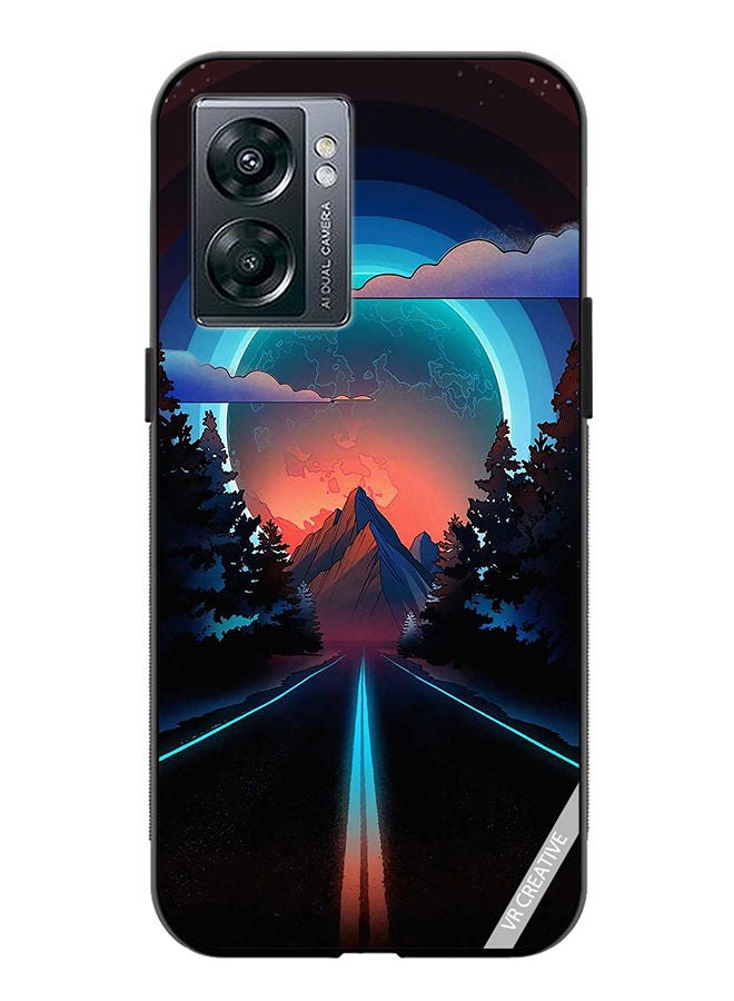 VR CREATIVE Protective Case Cover For OnePlus Nord N300 Road To Paradise Design Multicolour - Image 1