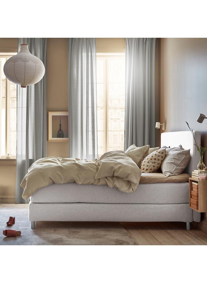 زبون غطاء مصباح معلق، على شكل بصل/أبيض، 57 سم - Image 2