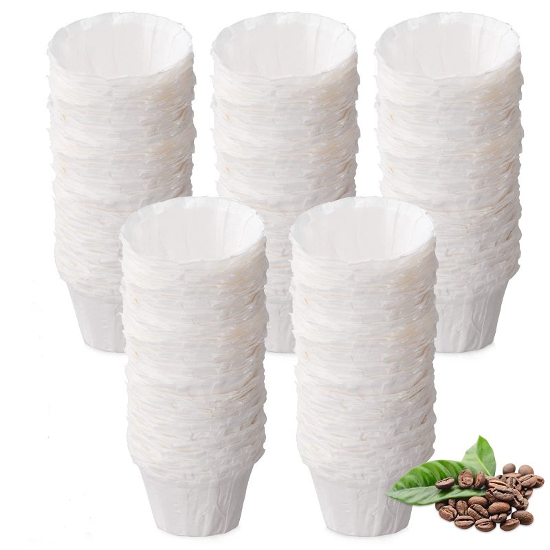 Disposable Paper Coffee Filters Keurig K Cup Paper Filters for Keurig Single Brewer Reusable Cups Kcup Coffee Pods Fits All Brands Reusable K Cups 500